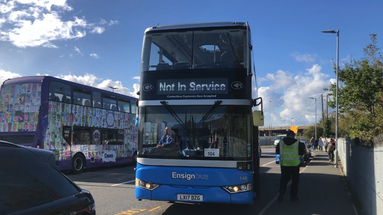 [Full Route Visual] c2c Rail Replacement: Upminster - Pitsea | First Essex