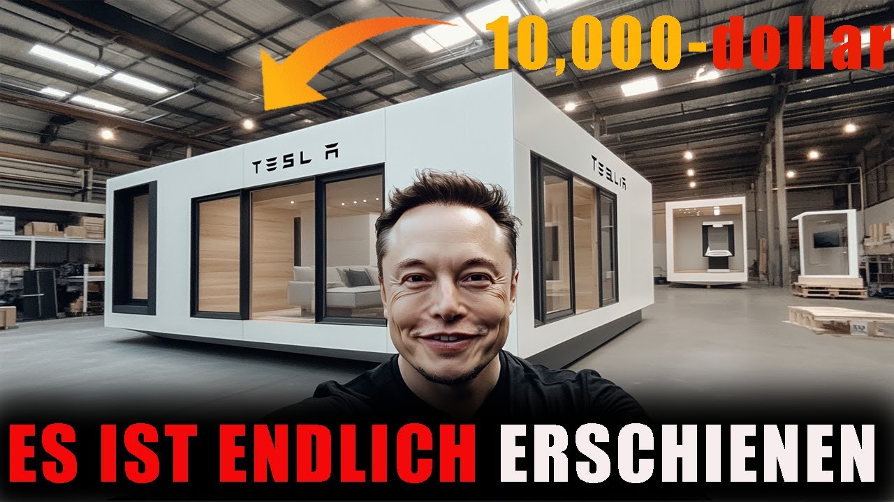 Es ist passiert! Elon Musks $10 000 Haus kommt ENDLICH auf den Markt