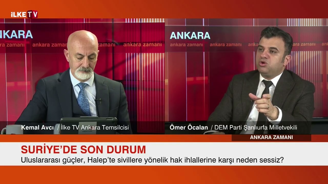 Urfa milletvekili Ömer Öcalan Halep’te Kürtlere uygulanan katliama dikkat çekti.