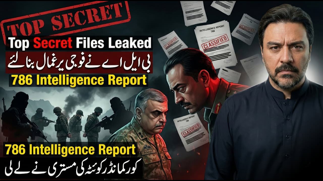 Top Secret Leaked || Pakistan Army Troops Abducted || Balochistan Sitrep:  786 Intelligence Report