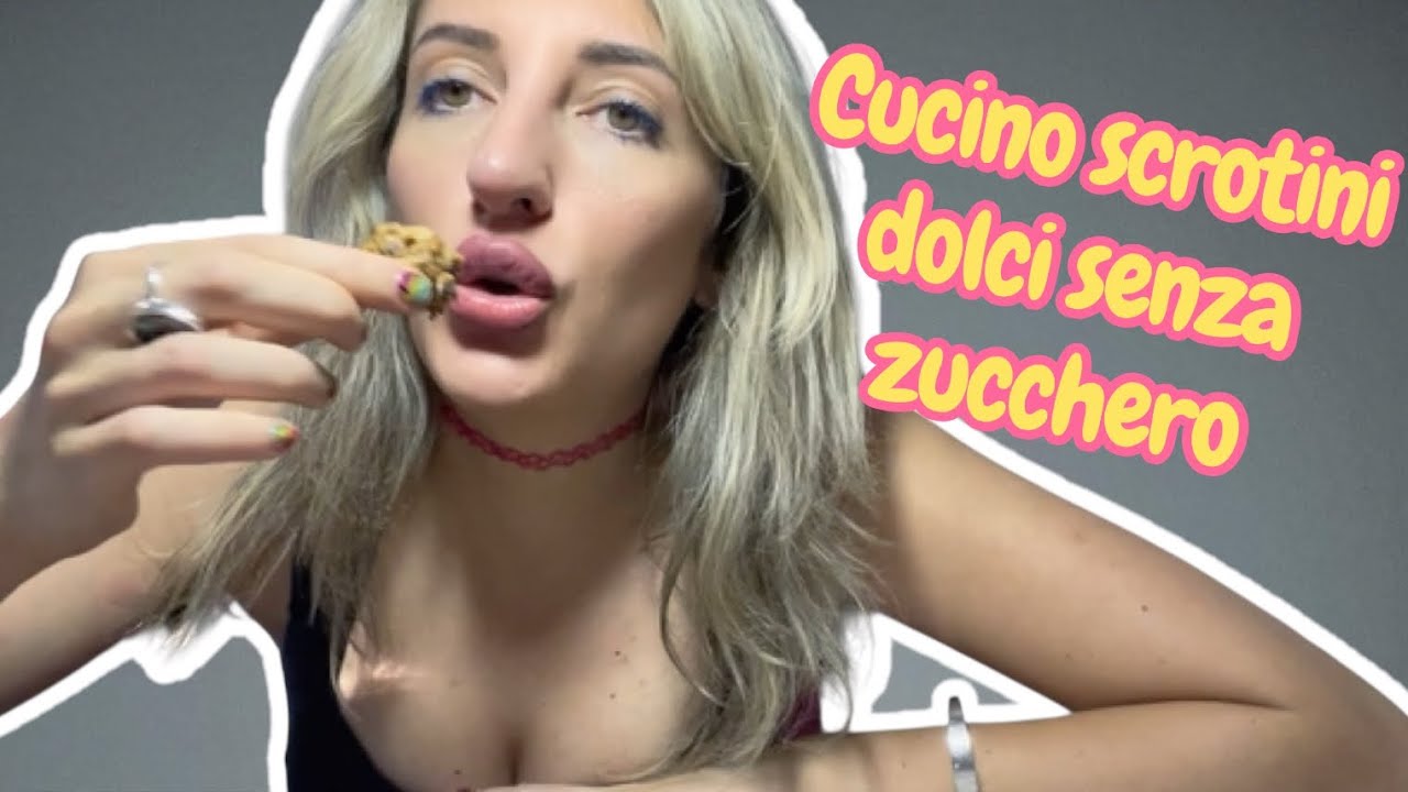 Cucino scrotini dolci senza zucchero 