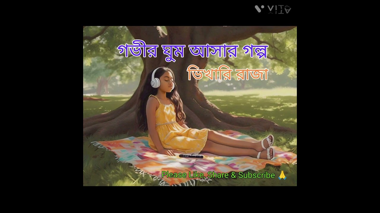 গভীর ঘুম আসার গল্প। ভিখারি রাজা। রুপকথার গল্প। রীনা সরকার। Bengali Story।। Story for Deep Sleeping