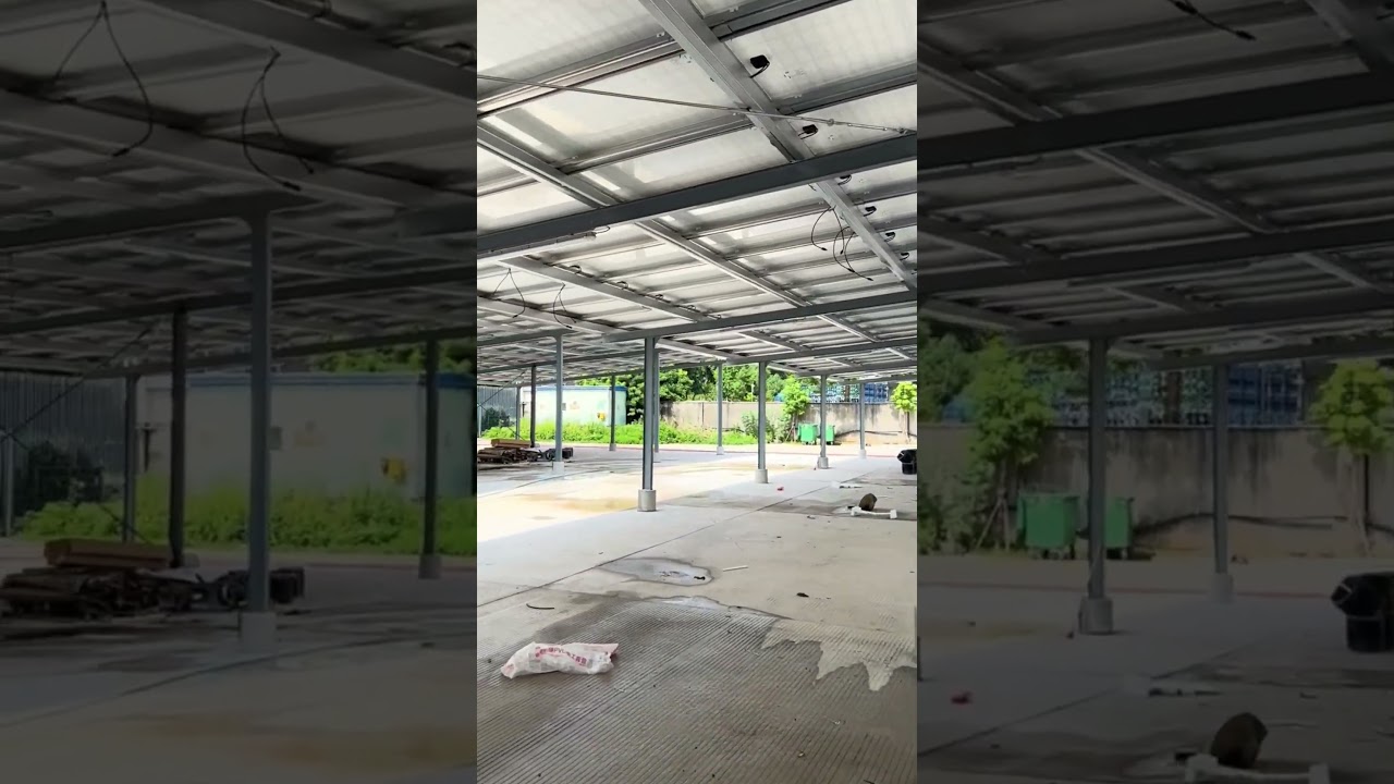 Steel Structure Solar PV Carport with Sturdy Frame: Structure Steel Solar Carport Projects