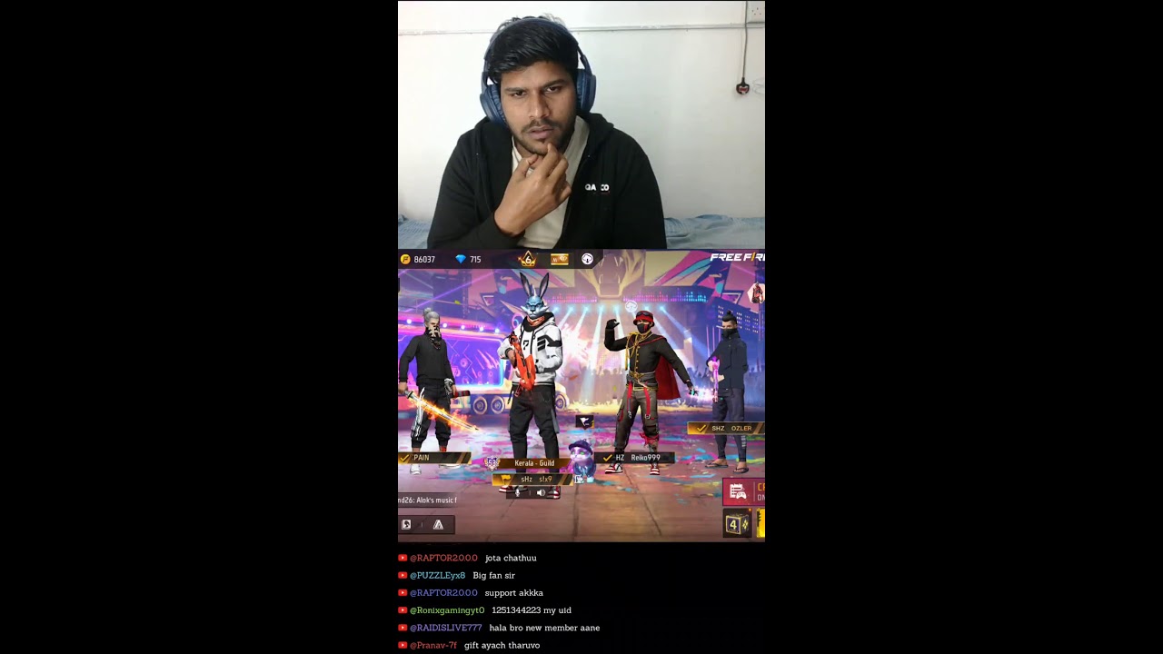 Ramadan kareem🩷 Halal Stream..Free Fire Live 🔥 Facecam | Malayalam Hindi Tamil