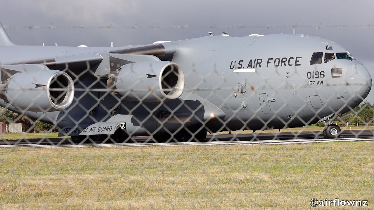 USAF C-17 Globemaster III Auckland - 2025.