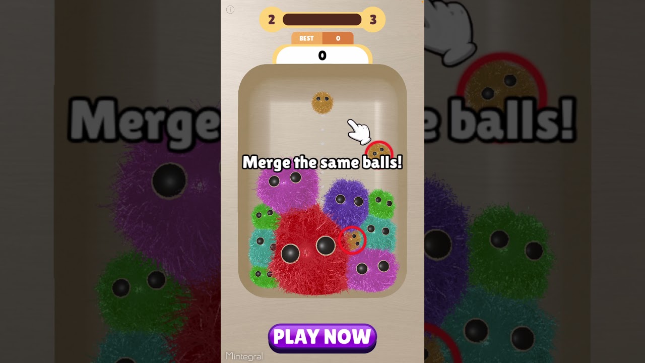 Playing bounce and collect