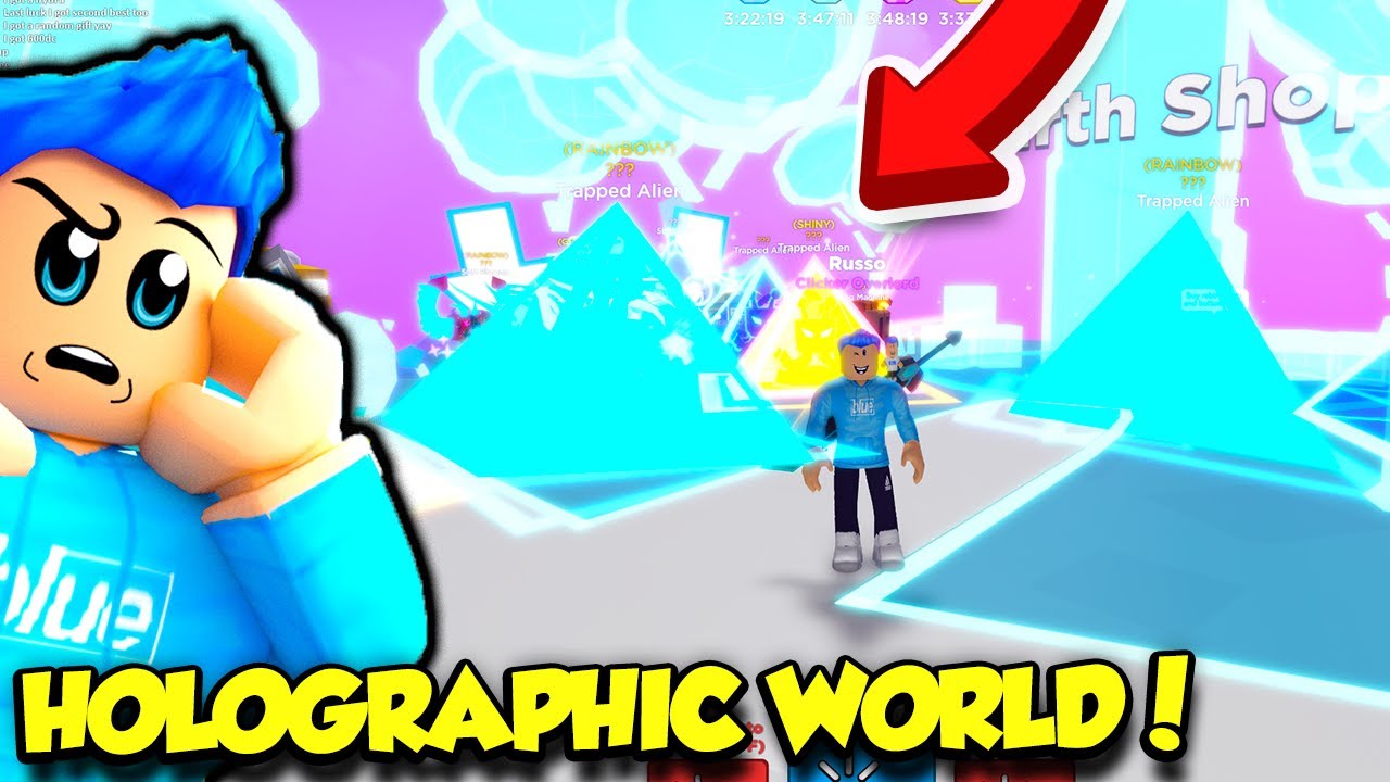 I Got INSANE HOLOGRAPHIC PETS In Clicker Simulator HOLOGRAPHIC UPDATE! (Roblox)