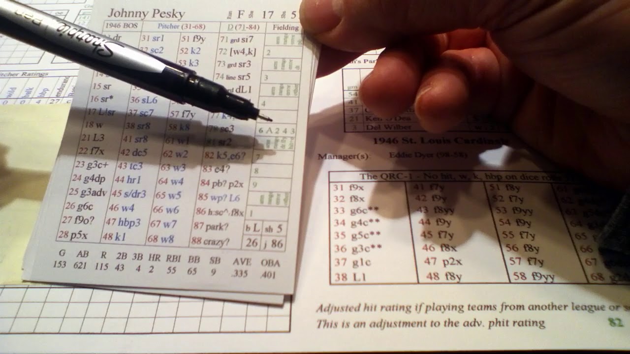 How-To-Play:  Play Ball baseball board game
