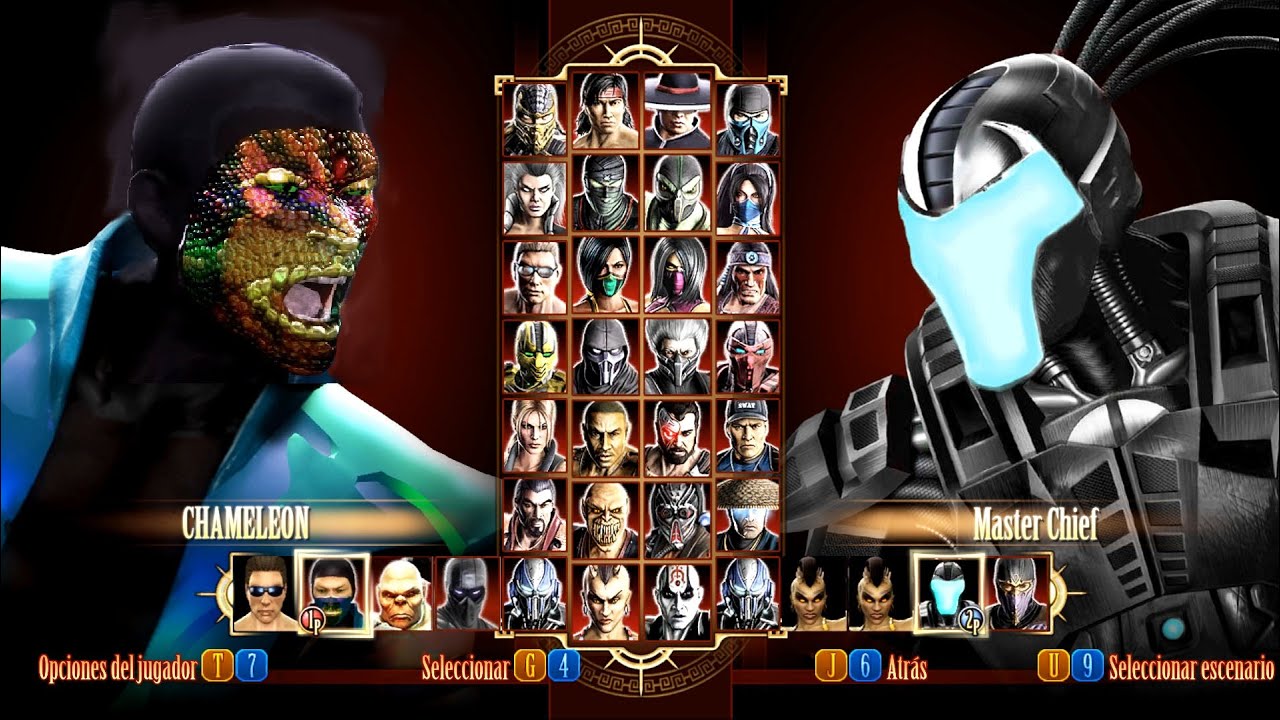 Mortal Kombat CHAMELEON  MASTER CHIEF BLAZE SHEEVA and more DLC MK Skin PC Mod MK9 Komplete Edition