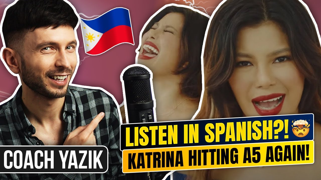YAZIK reacts to Filipino Singer Katrina Velarde -  OYE - Listen (Spanish Version)