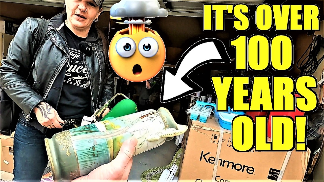 Ep592:  WE LOADED UP AT THIS GARAGE SALE!!  😯😯  Old vintage & decor thrift sale finds!