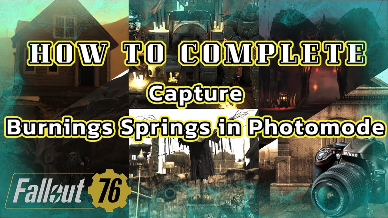 Unlock Burning Springs Photo Mode Achievement Fast in Fallout 76