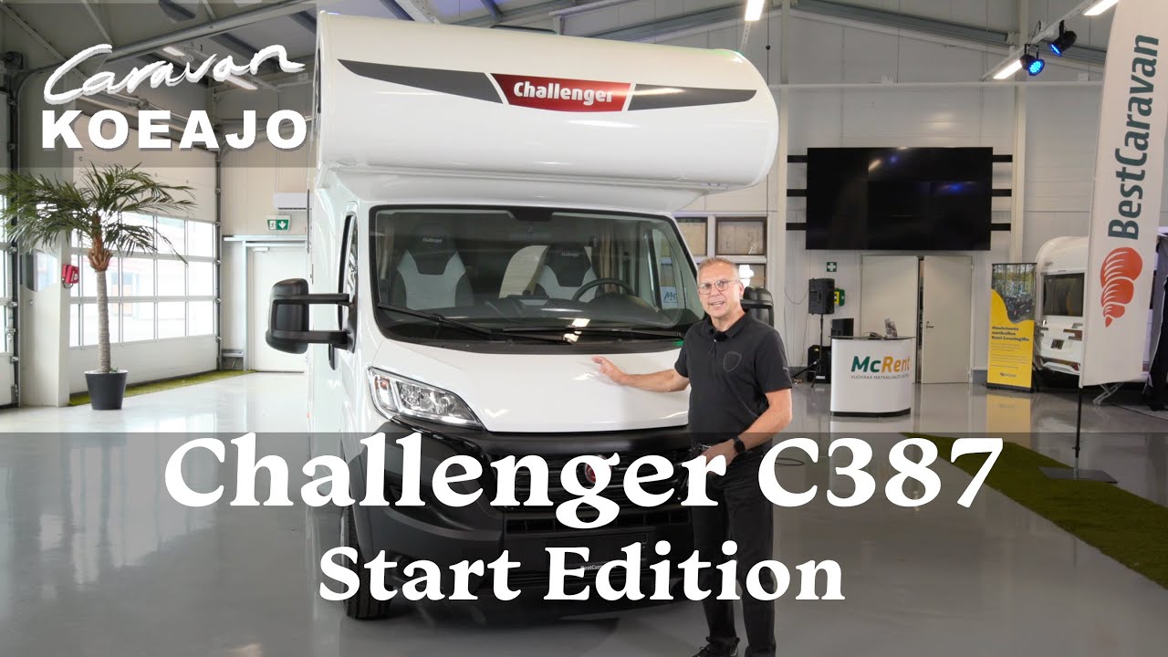 Challenger C387 Start Edition Alkovi Caravan Koeajo 4K