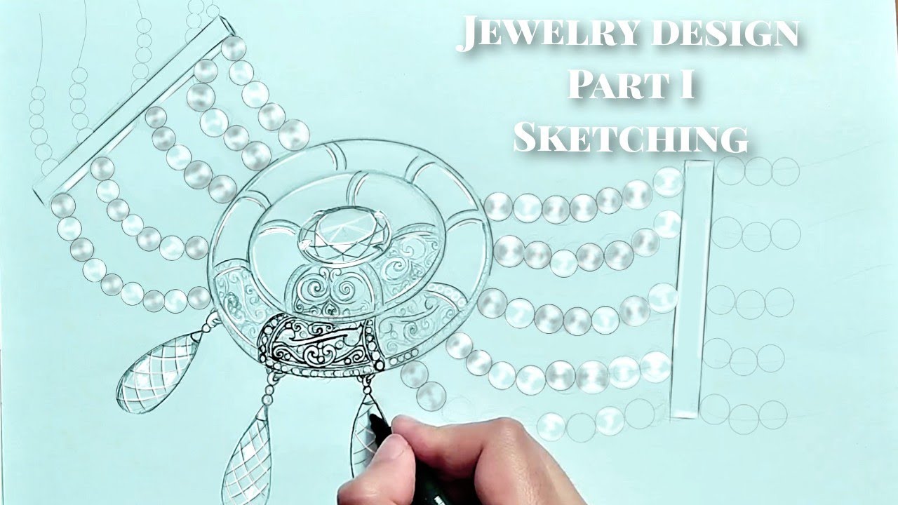 Jewelry Design : Design process and sketching a necklace (Part I)