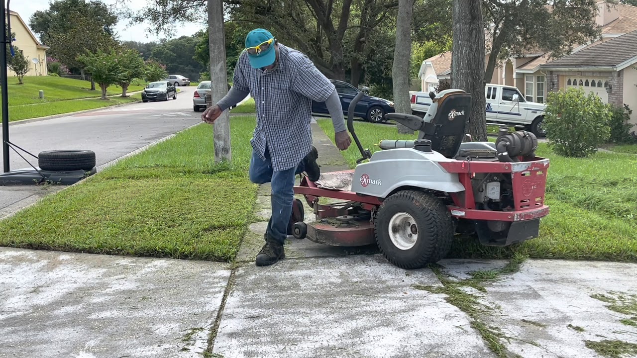 Customer Requested Service |Mowing Thick Wet Grass|ASMR