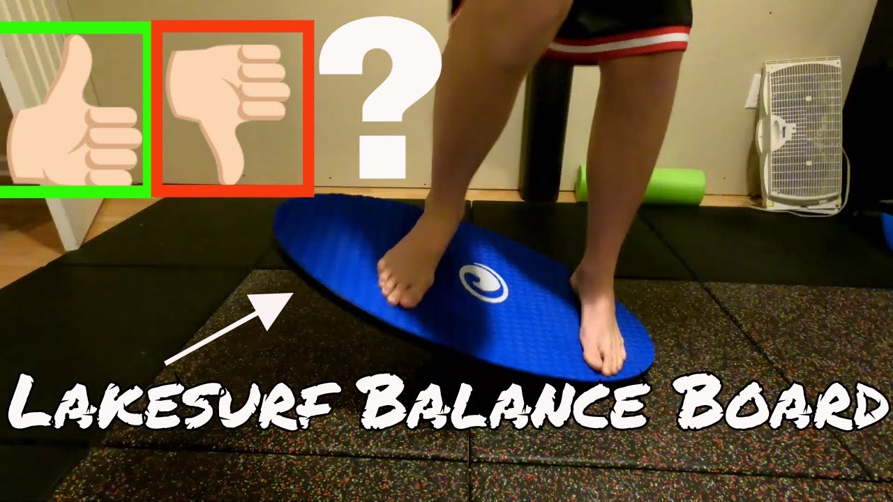 WAKESURF Lakesurf Balance Board Review!!