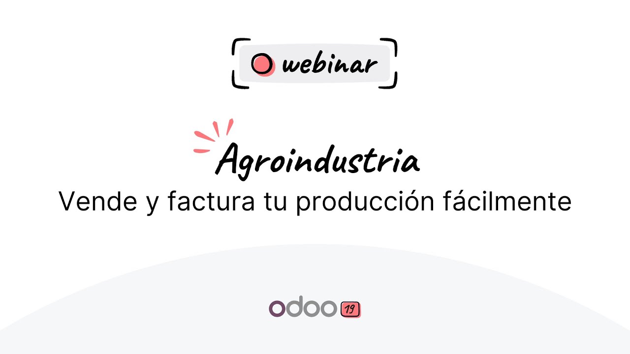 Vende y factura tu producción fácilmente | Webinar