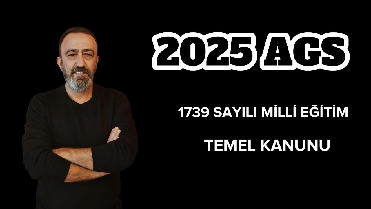AGS (AKADEMİ GİRİŞ SINAVI) 1739 SAYILI MİLLİ EĞİTİM TEMEL KANUNU DERS-3 TEMEL İLKELER SORU ÇÖZÜMÜ
