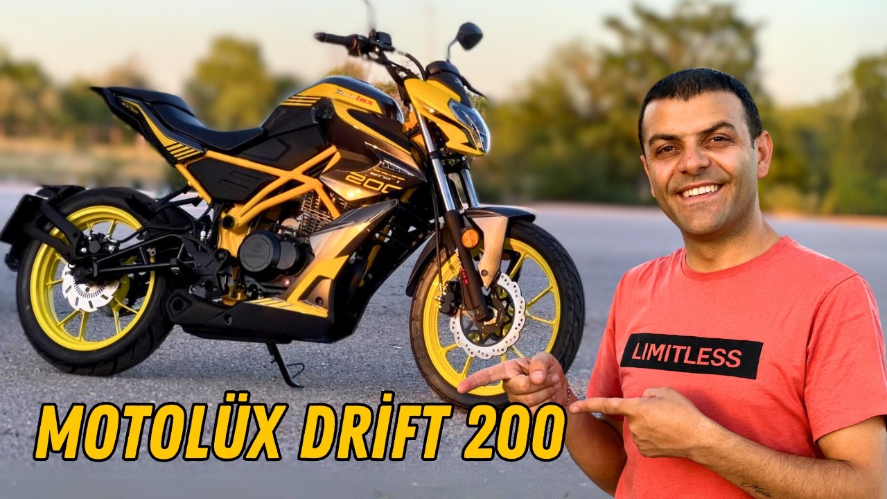 Sınıfının en hafifi | Motolüx Drift 200 Motosiklet inceleme | Kolaçan 2024
