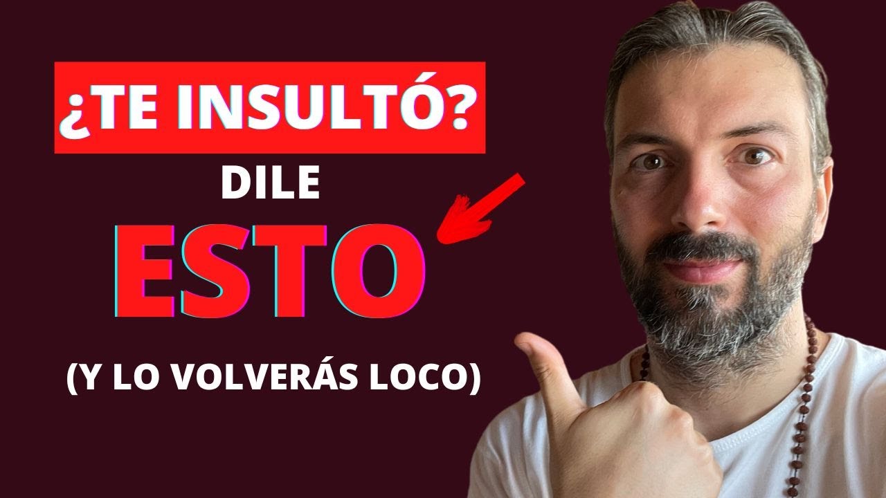 Cómo Responder a Los Insultos de Persona Explosiva Enojada para Hacerte Respetar Ingeniosamente