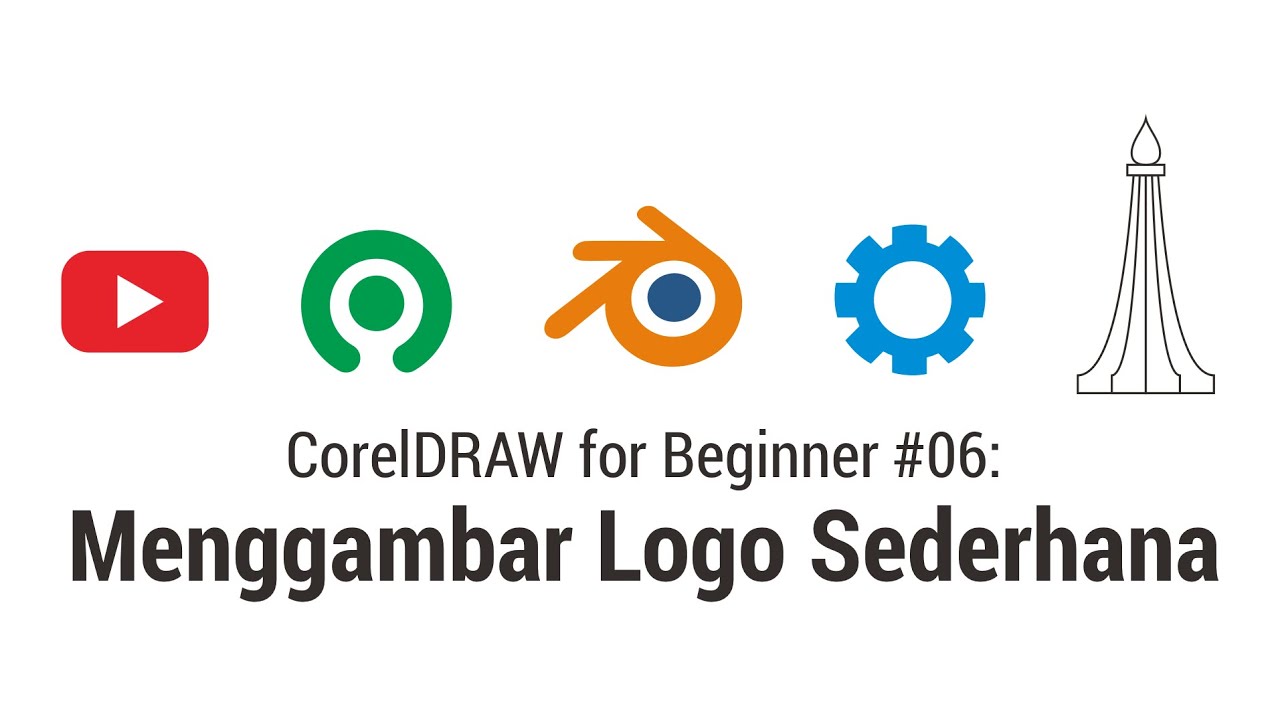 CorelDraw for Beginner #6: Latihan Menggambar Logo Sederhana