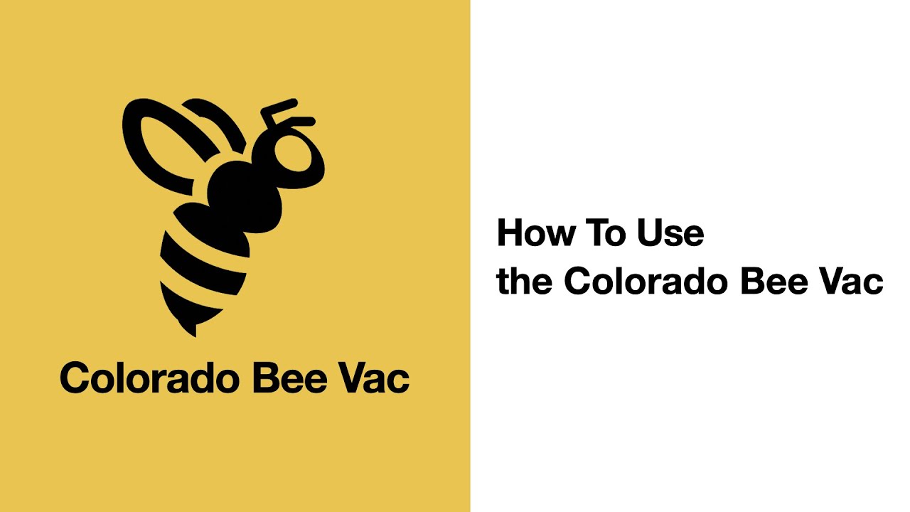 Colorado Bee Vac: How To Get Started With Our Vacuum