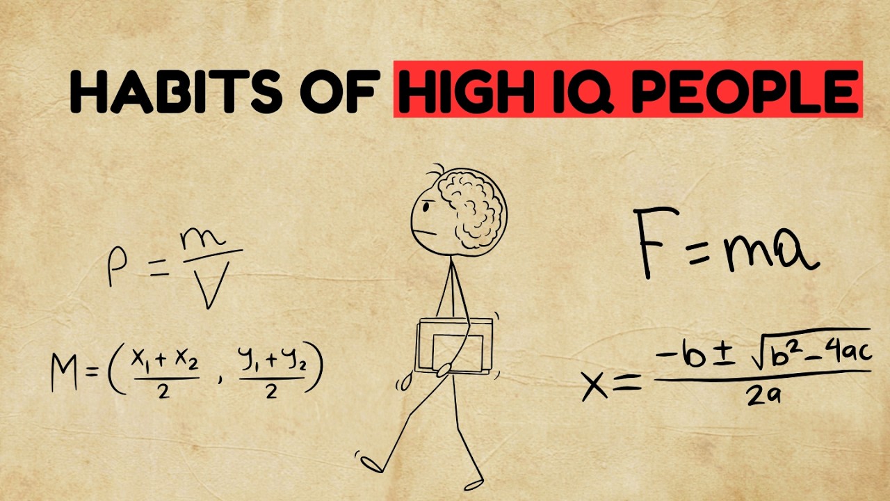 10 Habits of High IQ People (Most people fail at #7)