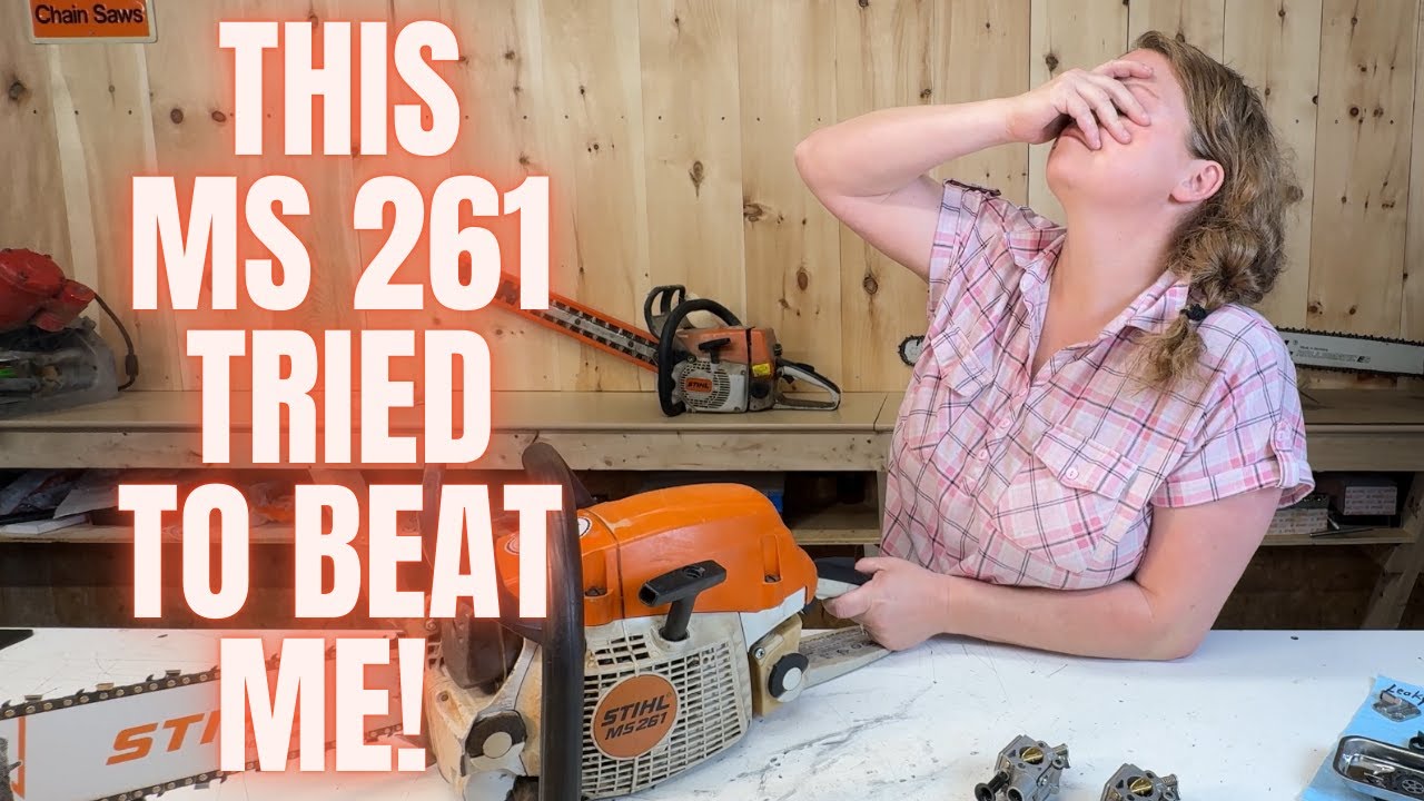 Part 2: Stihl MS261 MTronic Chainsaw  - Still Boggy When Hot!