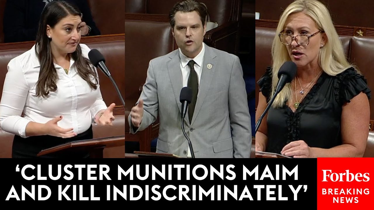 Marjorie Taylor Greene, Sara Jacobs, And Matt Gaetz Slam Sending Cluster Munitions To Ukraine