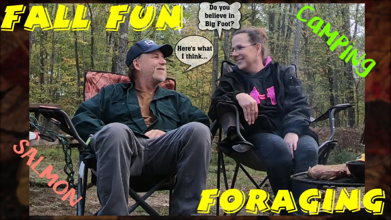 Camping during Michigan's Salmon run and Mushroom Hunting