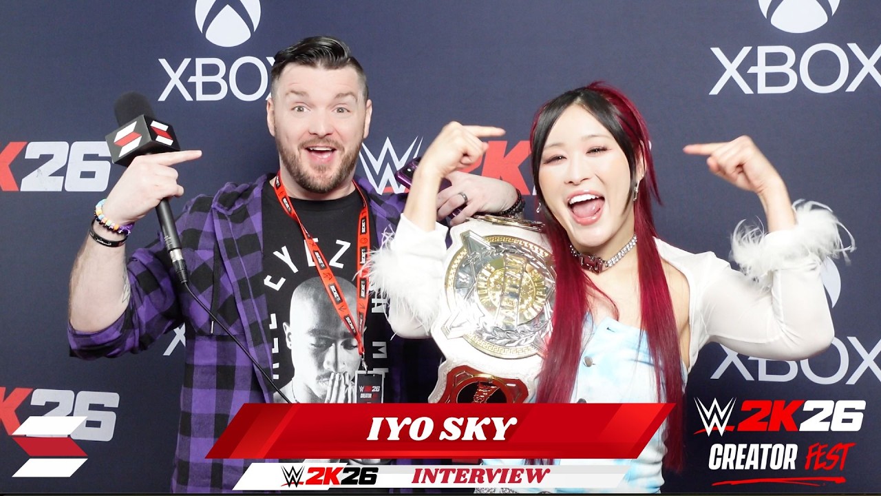IYO SKY WANTS YOU TO USE HER TRASH CAN SPOT IN WWE 2K26! (WWE 2K26 CREATOR FEST)