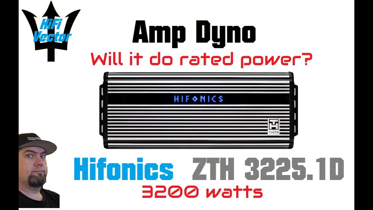 Hifonics Amp Dyno Theta ZTH 3225 1D HiFi Vector DL 14 dummy load with the SMD AMM-1