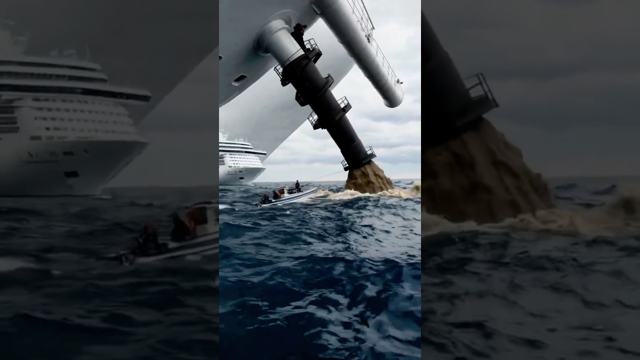 Cruise ship dumps thousands of gallons of sewage and wastewater #ocean #cruiseship #sewage #beach