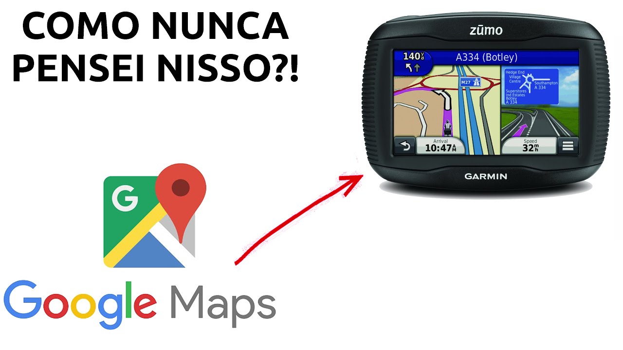 Criando Roteiros no Google Maps e Enviando para o GPS Garmin  - Tutorial Completo