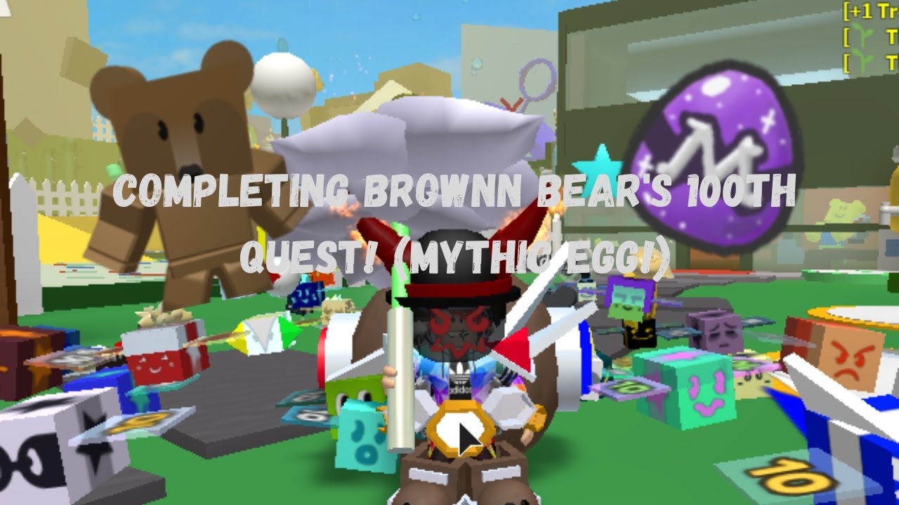 Completing Brown Bear's 100th Quest!