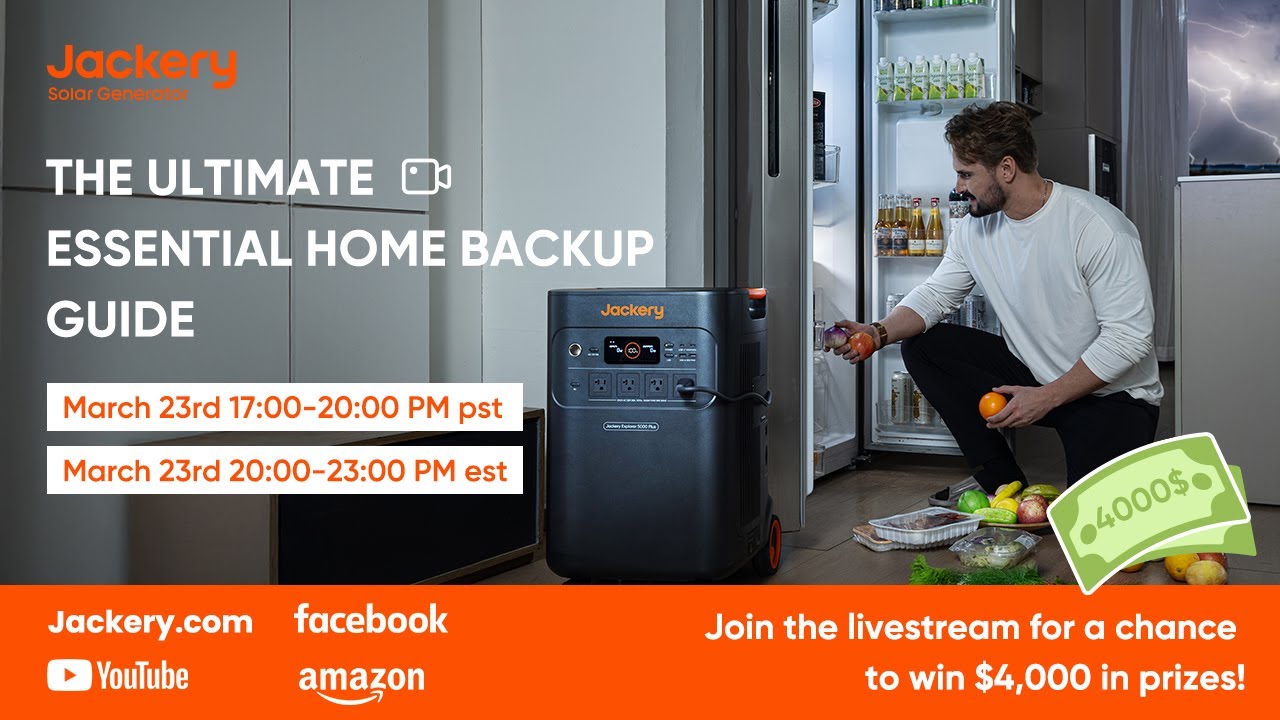 The Ultimate Essential Home Backup Guide | Jackery Solar Generator 5000 Plus