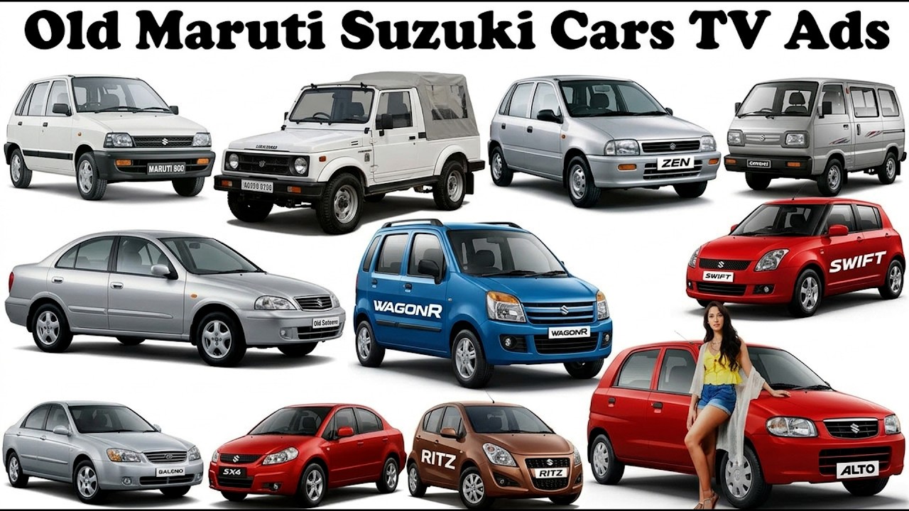 Old Maruti Suzuki Cars TV Ads 1983 to 2010 | Maruti Suzuki Cars Old Commercials
