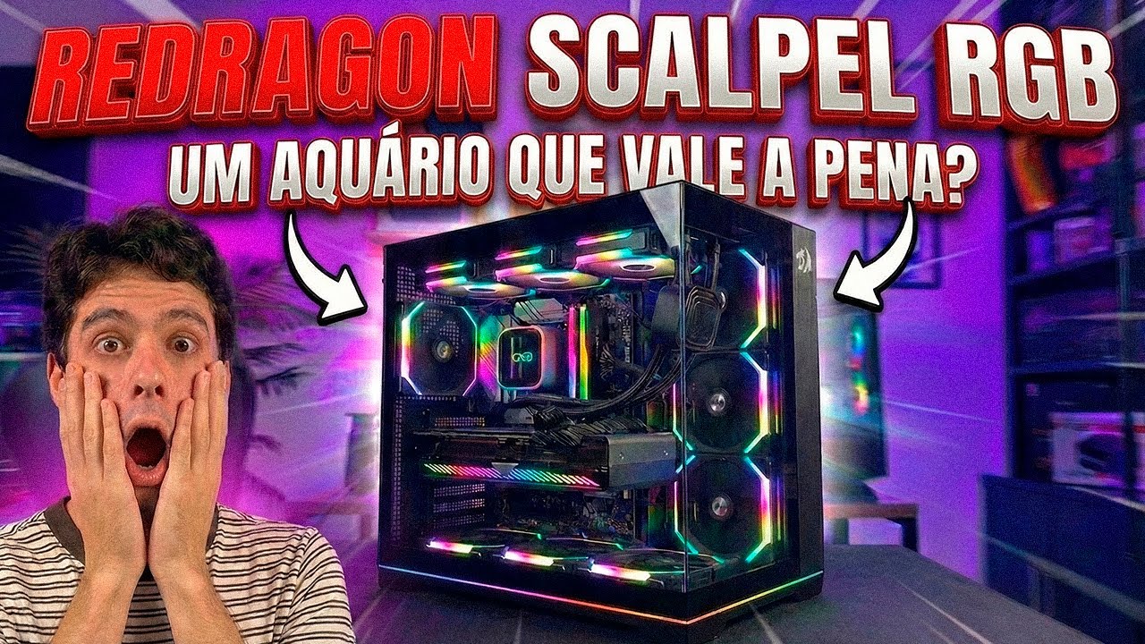 O SCALPEL RGB da Redragon é um AQUÁRIO diferente mesmo?
