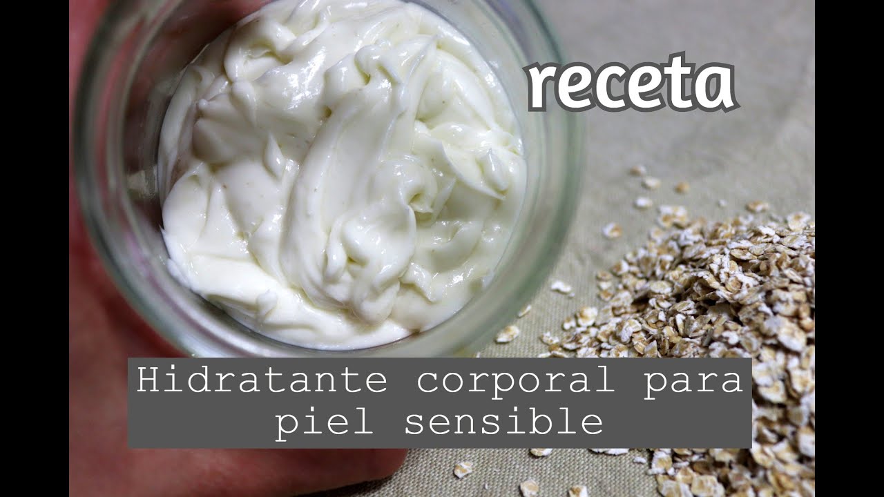 Receta de CREMA HIDRATANTE Y CALMANTE natural, para problemas de piel (receta suscriptora)