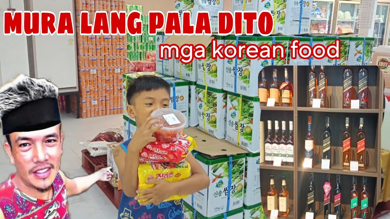 Bumili kami ng ramyun at kimchi ng anak ko sa i Mart sa korean town mga mura ang bilihin dito