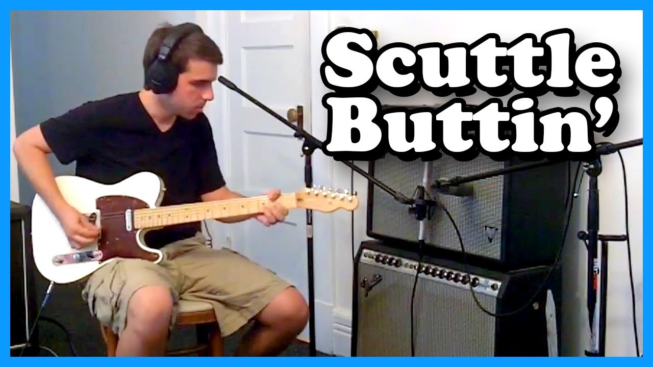 Stevie Ray Vaughan - Scuttle Buttin' - Guitar Cover | Fender American Deluxe Telecaster
