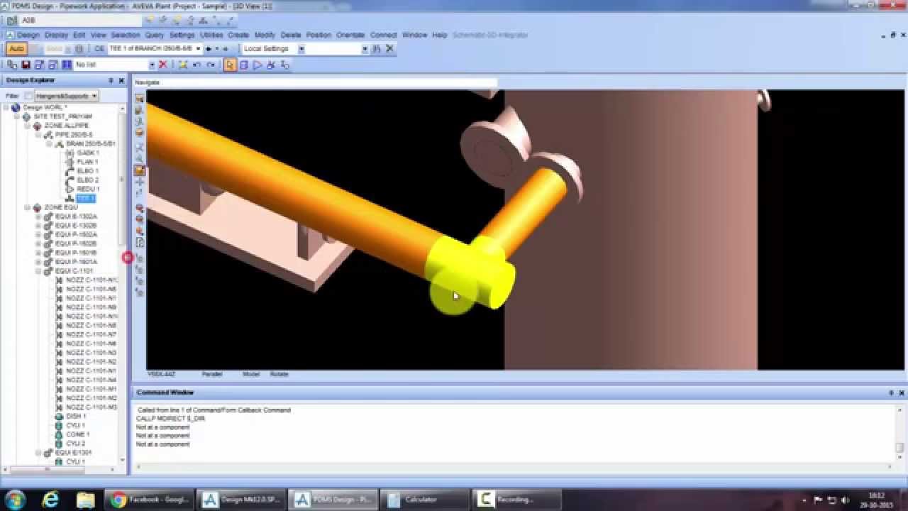 Piping In AVEVA PDMS Lesson-1