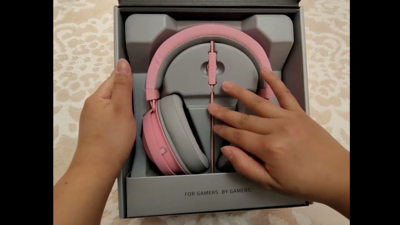 Unboxing Razer Quartz Kraken Headset 