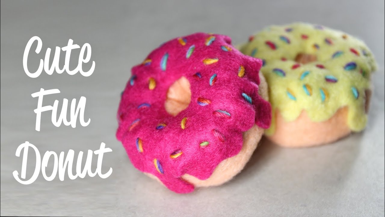 How to make a felt Donut | DIY felt food | Felt sweets | Doughnuts