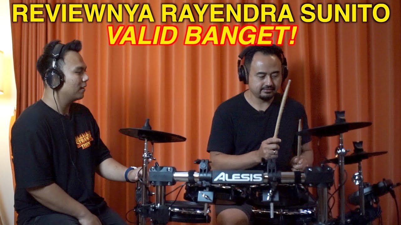 RAYENDRA SUNITO REVIEW DRUM ELEKTRIK ALESIS SURGE MESH KIT