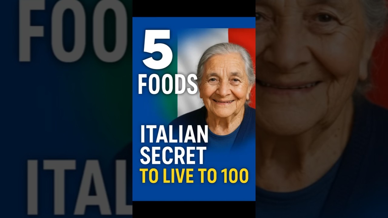 5 Итальянских Продуктов Долголетия 60+ | Средиземноморская Диета для Жизни до 100