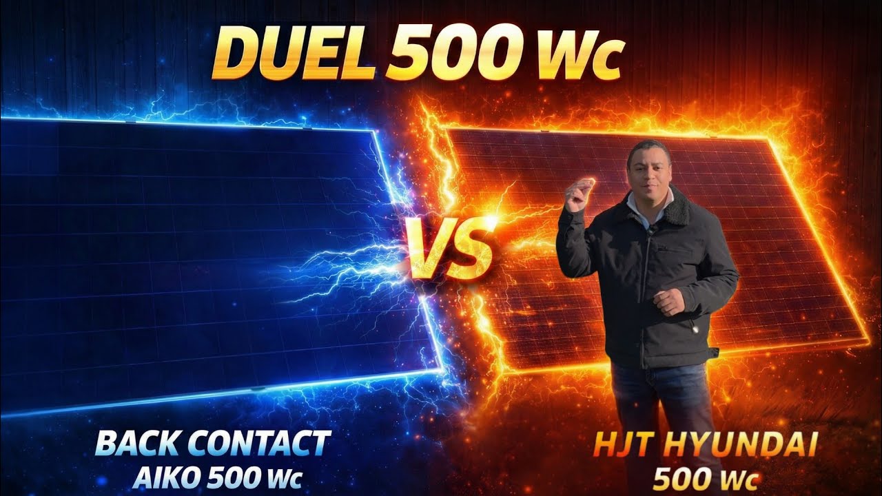 ⚡ Back Contact contre HJT : le duel premium des 500 Wc… qui domine ?
