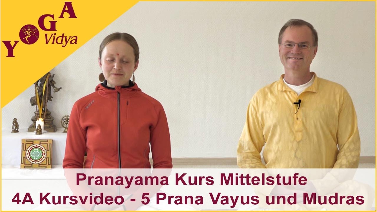 4A Pranayama Kurs Mittelstufe - Die 5 Prana Vayus und Mudras - Kursvideo