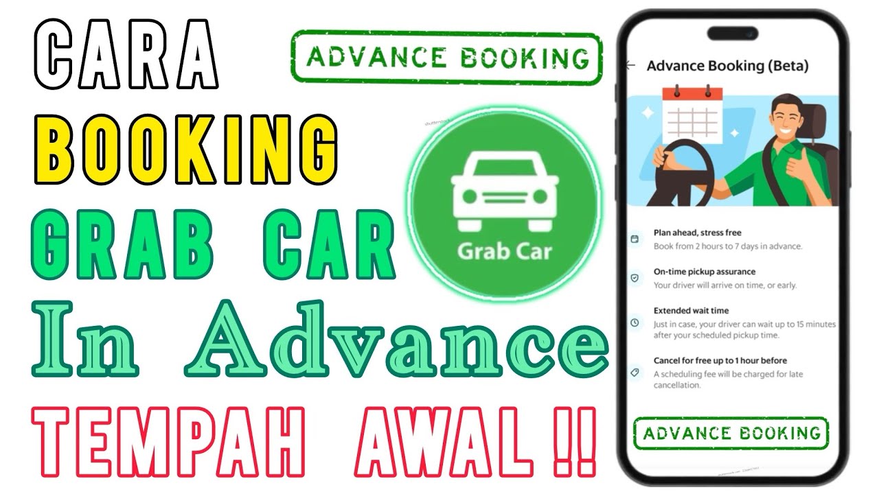 Cara Tempah Grab Awal Booking Grab Car in Advance