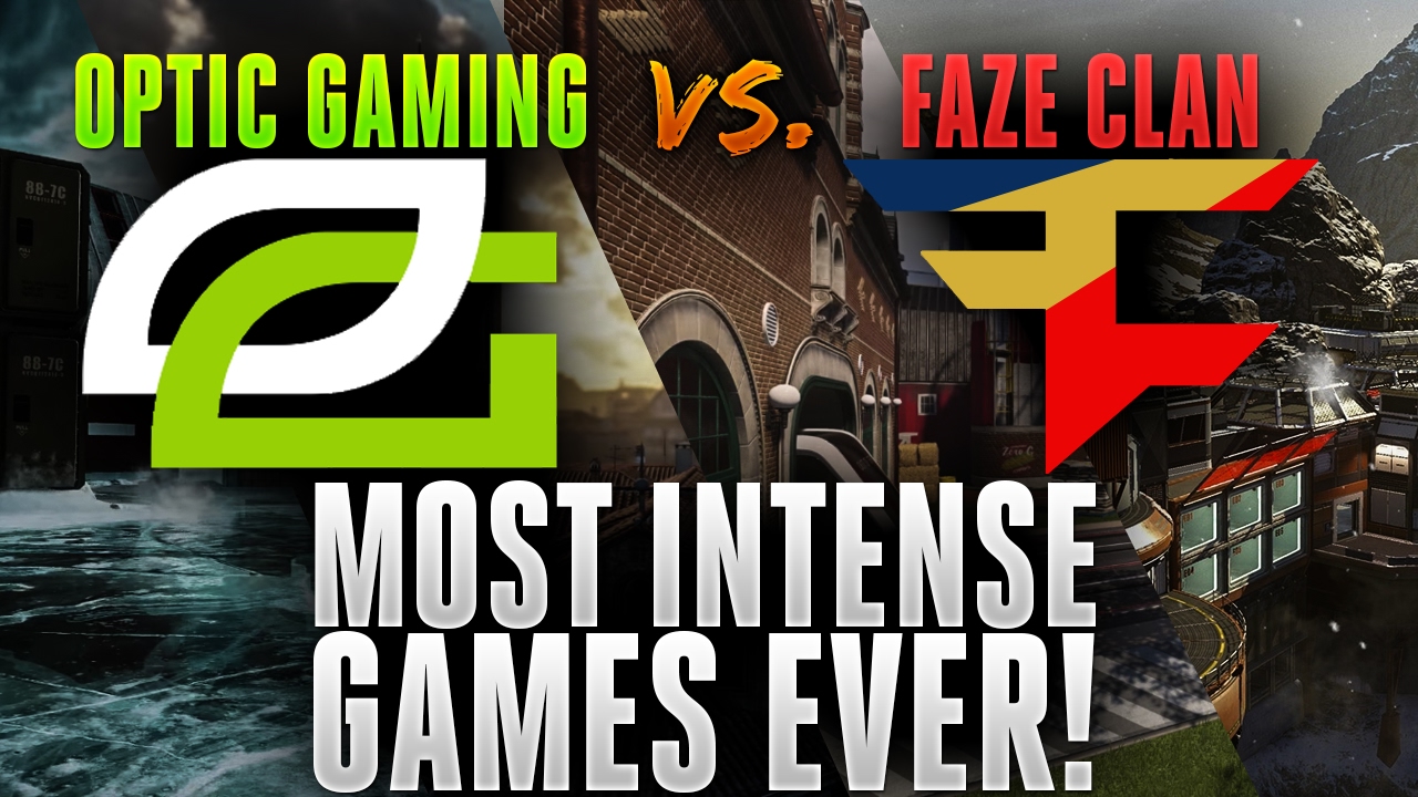OpTic Gaming vs. FaZe Clan - Most Intense Games EVER